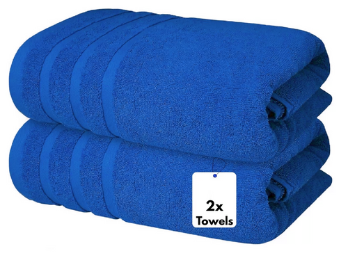 Soft and absorbent Charcoal Jumbo Bath Sheets 100x200cm